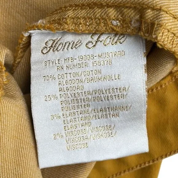 Mustard Yellow High Rise Flare Jeans | Stretch Boutique Denim | NWT | 16 - Picture 11 of 15